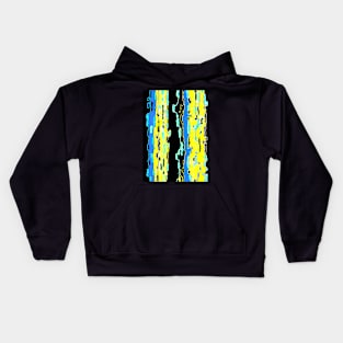 Bush Ants Abstract Digital Var 14 solid background Kids Hoodie